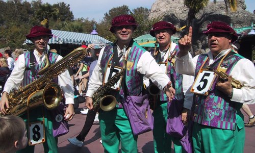 2003 Disney World sax quartet